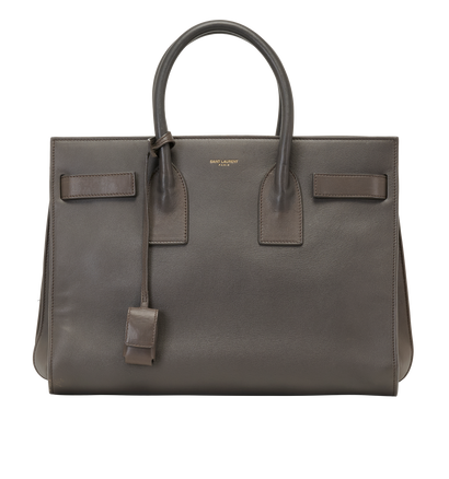 Small Sac De Jour, &pound;650, Handbags, Grey, Leather, Front view